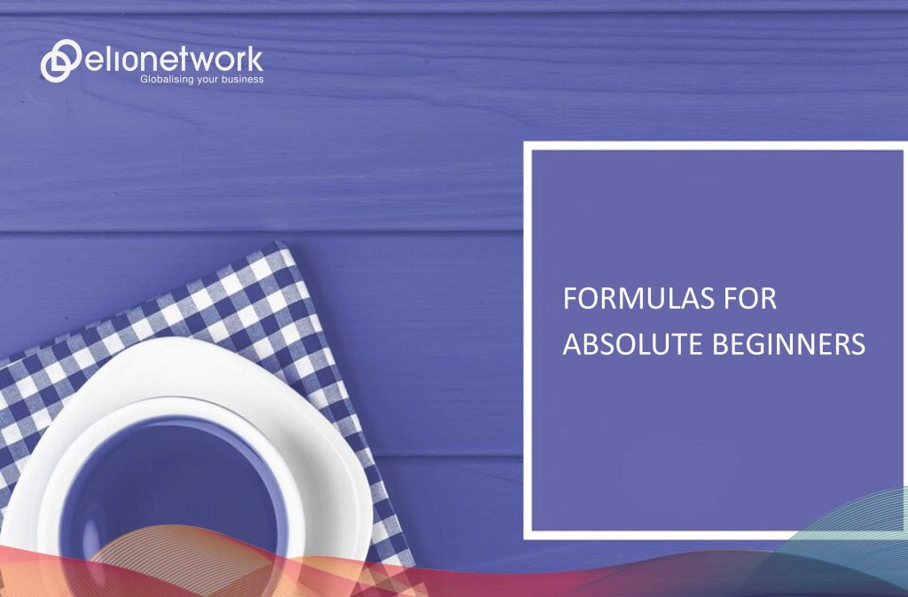 Formulas for absolute beginners