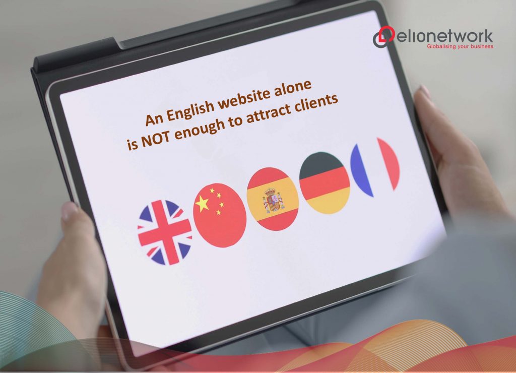 An English website alone is NOT enough to attract clients